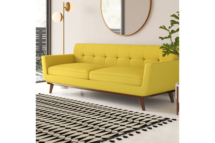 Wayfair yellow store sofa